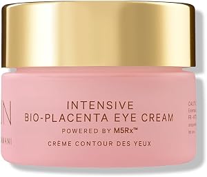 MZ SKIN Intensive Bio-Placenta Eye Cream | Firming & Brightening Eye Cream with Bakuch
