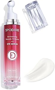 SPODARE Eye Serum, Dark Circles Under Eye Treatment with Caffeine and Retinol, Hyaluronic