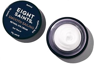Eight Saints Retinol Eye Cream, For Smoothing Fine Lines and Wrinkles and Improve Skin Ton