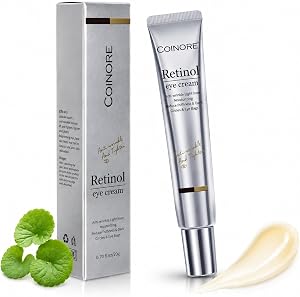 Retinol Under Eye Cream - Anti Aging Eye Cream for Dark Circles, Puffiness, Wrinkles, Redu
