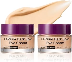 Tivurelia Calcium Dark Spot Eye Cream 2 Pack | Anti-Aging Eye Cream for Dark Circles, Sagg