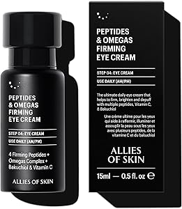 Allies of Skin Peptides Firming Eye Cream | Under Eye Moisturizer for Dark Circles & P