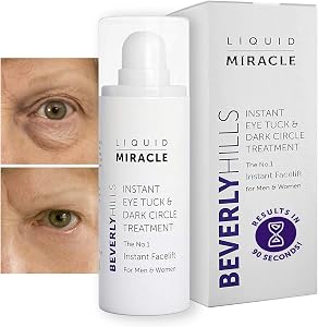 Beverly Hills Instant Facelift Anti Aging Eye Serum Treatment for Dark Circles, Puffy Eyes